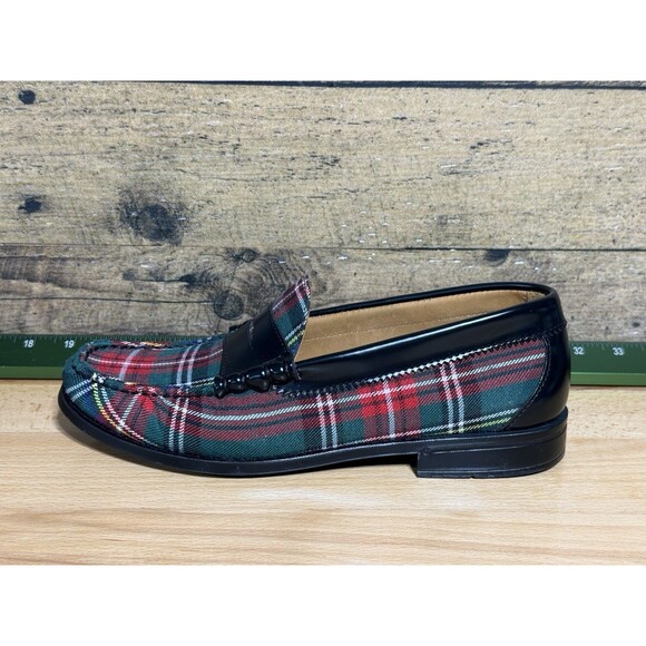 ?RARE- New J Crew Camden Loafers Mens 8 Or W9.5 Plaid Tartan Penny Preppy main image 8